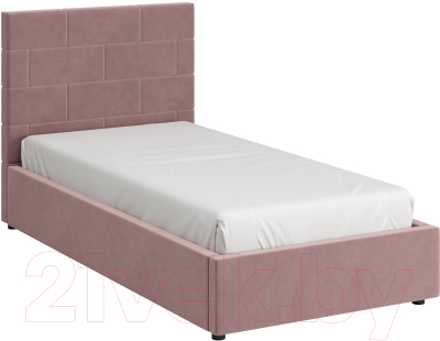 Односпальная кровать Bravo Мебель Тайм с ПМ 90x200 - фото