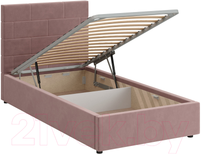 Односпальная кровать Bravo Мебель Тайм с ПМ 90x200