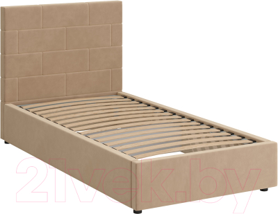 Односпальная кровать Bravo Мебель Тайм с ПМ 90x200