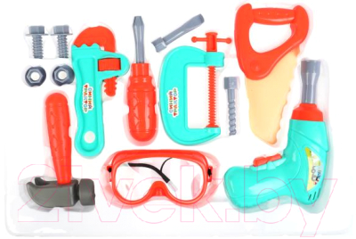 Набор инструментов игрушечный Играем вместе Синий трактор / B2068743-R - фото