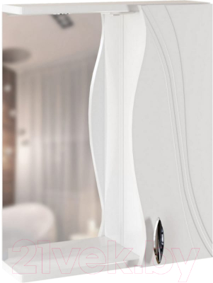 Шкаф с зеркалом для ванной Mixline Лима 55 551706 (с подсветкой) - фото