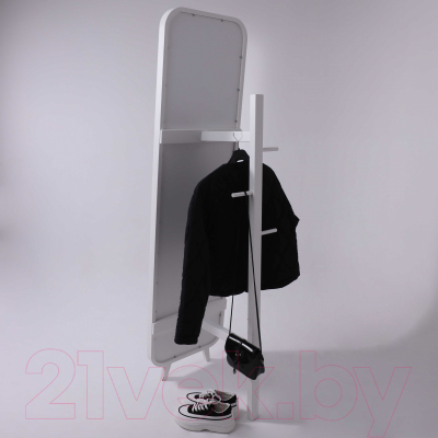 Зеркало Файрум Oland (белый/дерево)