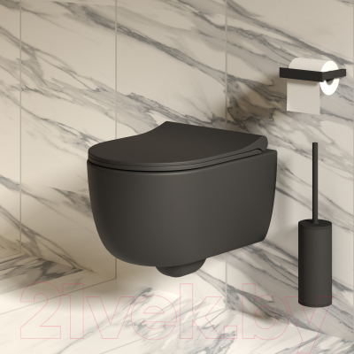 Сиденье для унитаза Ambassador 102T20201S (черный матовый)