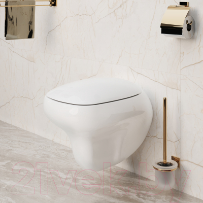 Сиденье для унитаза Ambassador Diamond / 122T20001 (белый)