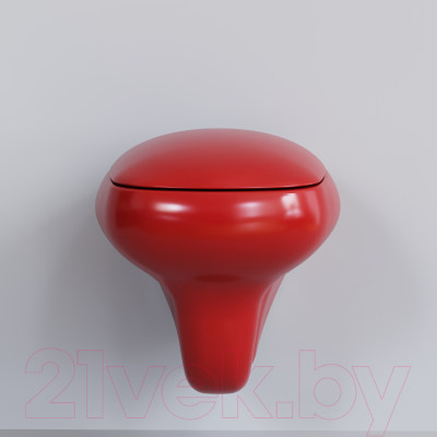 Сиденье для унитаза Ambassador Diamond / 122T21101 (красный)