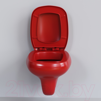Сиденье для унитаза Ambassador Diamond / 122T21101 (красный)