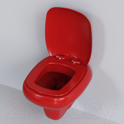 Сиденье для унитаза Ambassador Diamond / 122T21101 (красный)