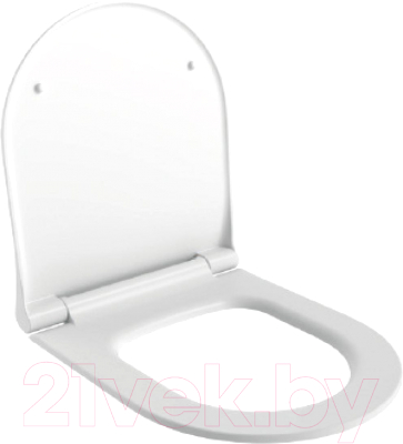 Сиденье для унитаза Ambassador Queen / 112T20001S (белый) - фото