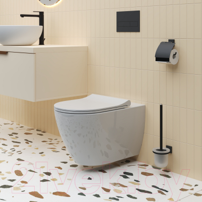 Сиденье для унитаза Ambassador Queen / 112T20001S (белый)