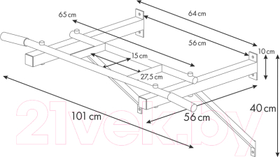 Турник Polini Sport Pulse Standard / 0002591.1