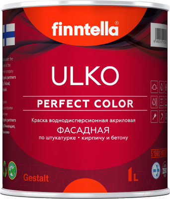 Краска Finntella Ulko Liuskeulko / F-05-1-1-FL046