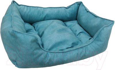 Лежанка для животных Happy Friends Пухлик комфорт / stm 595 (бирюзовый) - фото