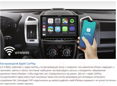 Автомагнитола Alpine iLX-F905D