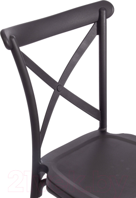 Стул Tetchair Cross 48x58x89 (пластик/черный)