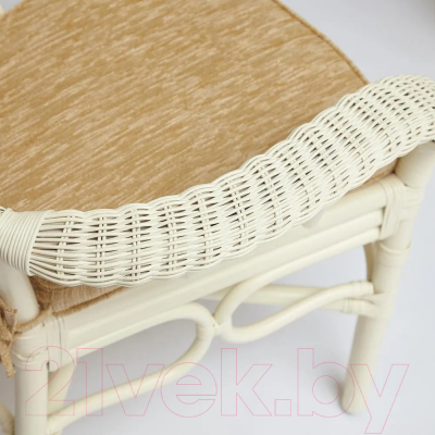 Комплект садовой мебели Tetchair Andrea Grand (белый/ткань рубчик/кремовый)