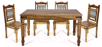 Обеденный стол Tetchair Бомбей 0390-135 (палисандр/натуральный)