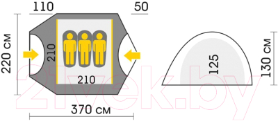 Палатка Talberg Malm 3