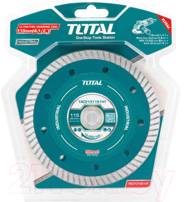 Отрезной диск алмазный TOTAL TAC2131151HT