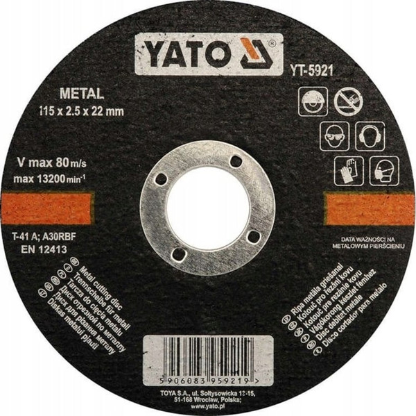 Отрезной диск Yato YT-5921 - фото