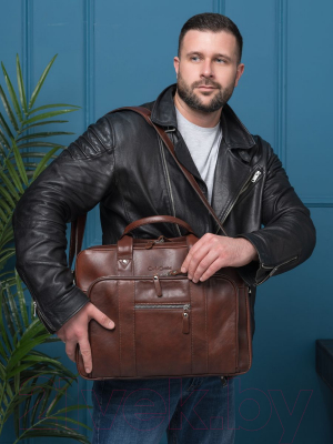 Сумка для ноутбука Carlo Gattini Premium Ruffo 1005-53 (коричневый)