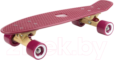 Скейтборд Hudora Skateboard Retro Curve Burgundy / 12153 - фото