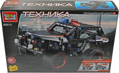 Конструктор Город мастеров Полицейский джип / 85013-ZH