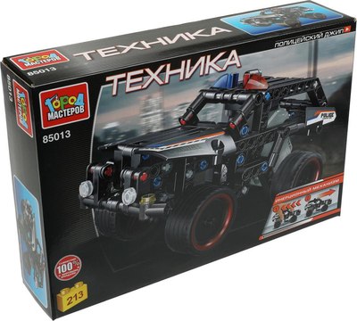 Конструктор Город мастеров Полицейский джип / 85013-ZH