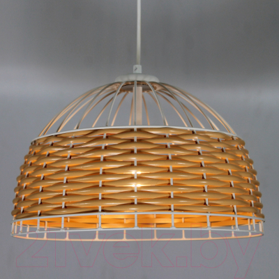 Потолочный светильник Элетех Кантри 212 НСБ 01-60-180 / 1005405191 (белый муар)