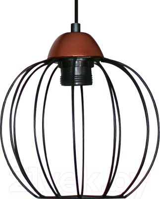 Потолочный светильник Элетех Конти 211 НСБ 01-60-169 Е27 / 1005405022 (черный муар/медь)