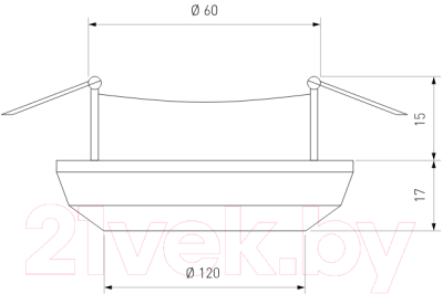 Точечный светильник Elektrostandard 2170 MR16 GC/CL