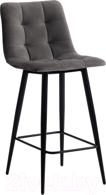 Стул барный Tetchair Chilly 53x44x94 ткань/металл - фото