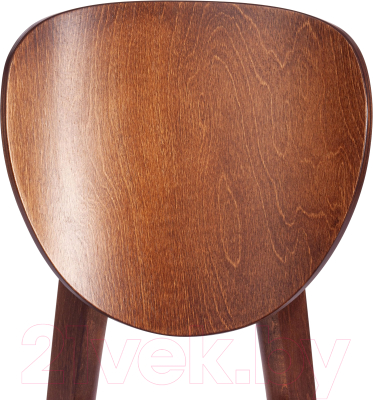 Стул Tetchair Diamante жесткое сиденье (бук/коричневый/белый)