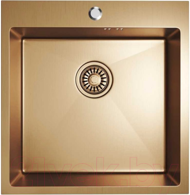 Мойка кухонная Mixline Pro 550549 (бронза, с сифоном) - фото
