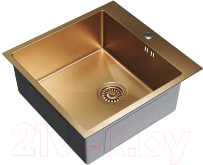 Мойка кухонная Mixline Pro 550549 (бронза, с сифоном)