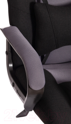 Кресло геймерское Tetchair Driver ткань (черный/серый)