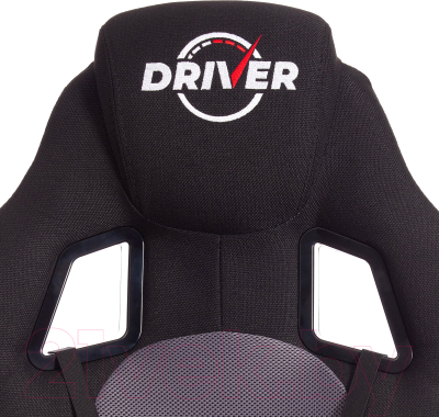Кресло геймерское Tetchair Driver ткань (черный/серый)