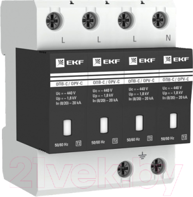 Ограничитель перенапряжения EKF ОПВ-C4 EKF / opv-c4 - фото