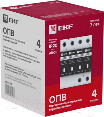 Ограничитель перенапряжения EKF ОПВ-C4 EKF / opv-c4