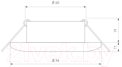 Точечный светильник Elektrostandard 2180 MR16 PK