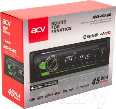Бездисковая автомагнитола ACV AVS-934BG