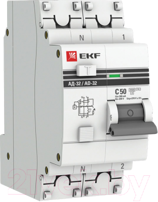 Дифференциальный автомат EKF PROxima DA32-50-300-pro - фото