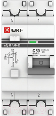 Дифференциальный автомат EKF PROxima DA32-50-300-pro