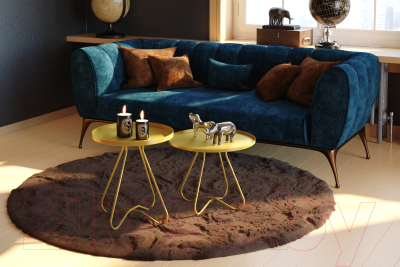 Комплект журнальных столиков Sheffilton SHT-CT3/CT3-2 (золото)