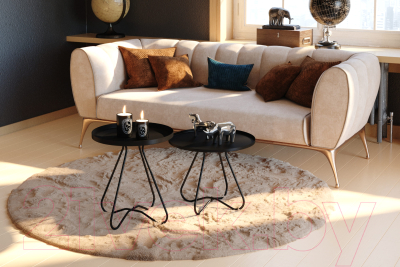 Комплект журнальных столиков Sheffilton SHT-CT3/CT3-2 (черный муар)