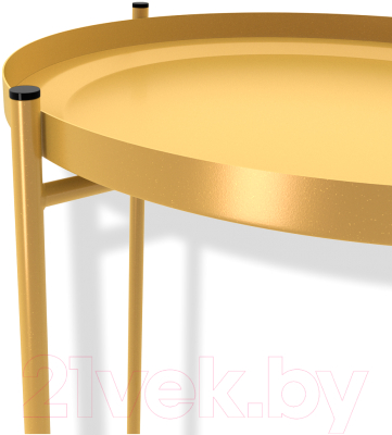 Комплект журнальных столиков Sheffilton SHT-CT8/CT8-2 (золото)