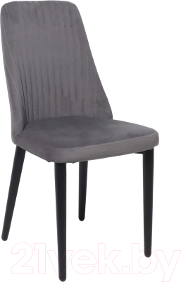 Стул Listvig Лотус R (серый Camaro 18/черный) - фото