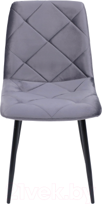 Стул AksHome Gill (темно-серый велюр/черный)