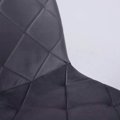 Стул AksHome Gill (темно-серый велюр/черный)