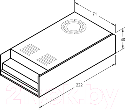 Адаптер для светодиодной ленты Arlight HTS-200L-12 / 020826