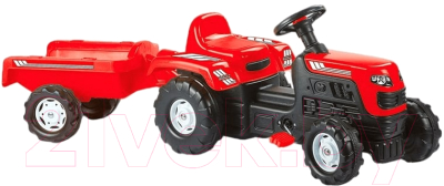 Каталка детская Dolu Ranchero с прицепом / 8146 - фото